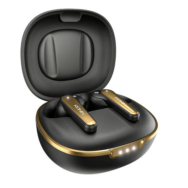 Ronin Eclipse Earbuds – Hyper™ ANC & Ai ENC-(QnX)™ | Up to 80 Hr Battery