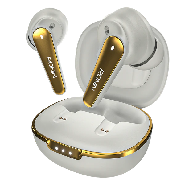 Ronin Eclipse Earbuds – Hyper™ ANC & Ai ENC-(QnX)™ | Up to 80 Hr Battery