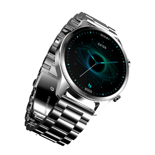 Ronin R-010 Luxe Smart Watch – Luxury Metallic Body | AMOLED Display + Always-On Display | Premium Design