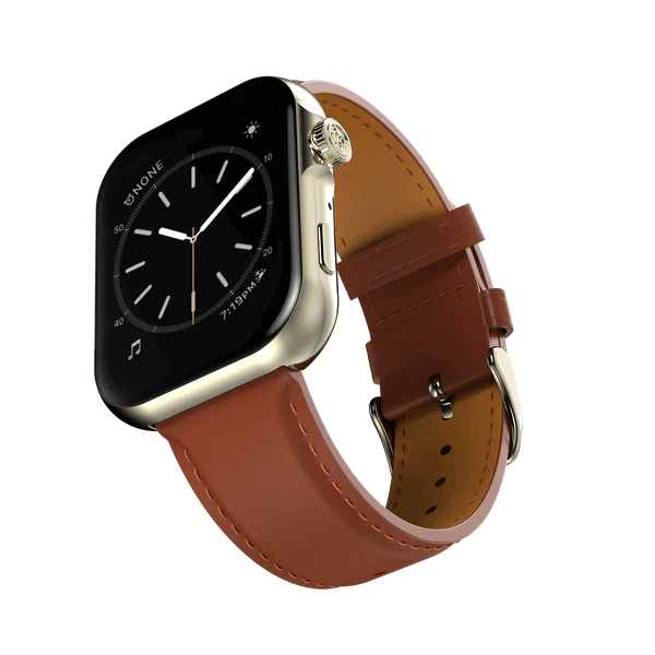 Ronin R-09 Ultra Smart Watch – AMOLED Display | Faux Leather Strap | Always-On Display | Premium Smartwatch