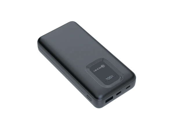 Ronin R-4025 20000mAh Power Bank – Digital Display, 22.5W Fast Charging, Dual Output
