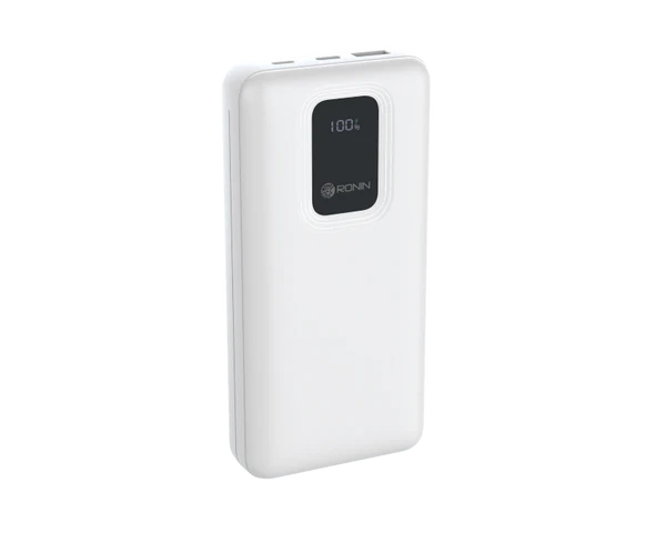 Ronin R-4025 20000mAh Power Bank – Digital Display, 22.5W Fast Charging, Dual Output