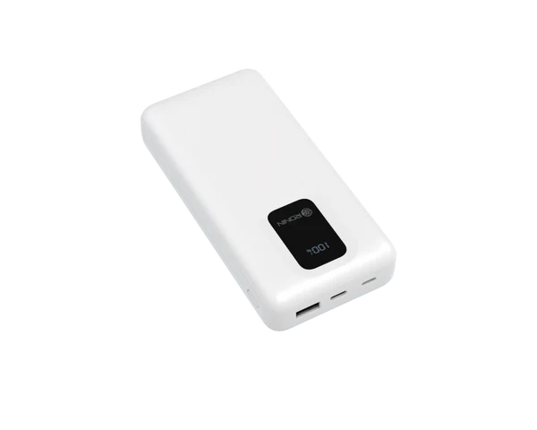 Ronin R-4025 20000mAh Power Bank – Digital Display, 22.5W Fast Charging, Dual Output