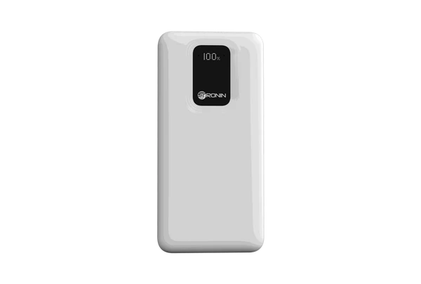 Ronin R-4025 20000mAh Power Bank – Digital Display, 22.5W Fast Charging, Dual Output