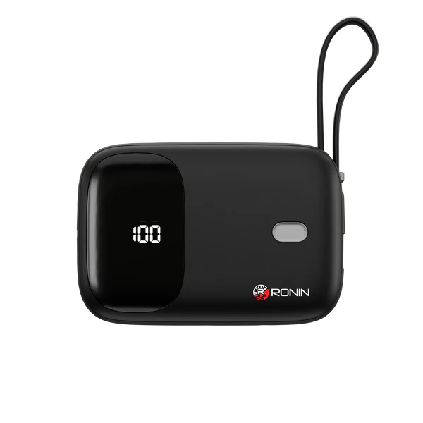 Ronin R-4030 Mini Power Bank – 10000mAh | 22.5W Fast Charging | Compact with Digital Display