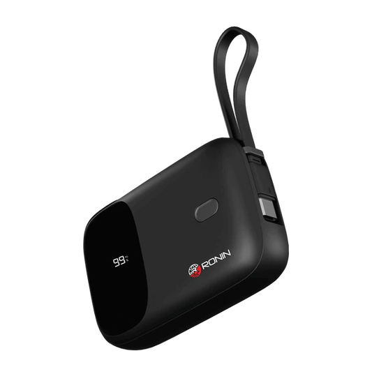 Ronin R-4030 Mini Power Bank – 10000mAh | 22.5W Fast Charging | Compact with Digital Display