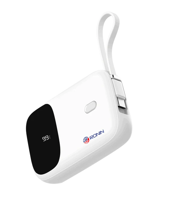 Ronin R-4030 Mini Power Bank – 10000mAh | 22.5W Fast Charging | Compact with Digital Display