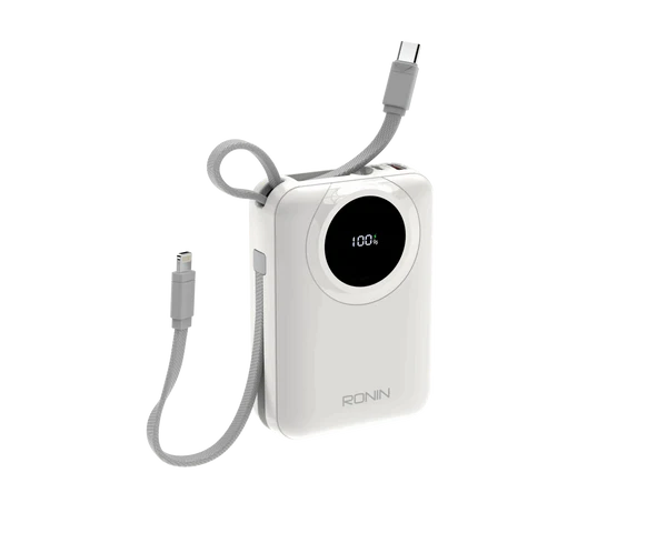 Ronin Ion R-4035 Power Bank – 20000mAh Mini Size | 22.5W Fast Charging | Digital Display