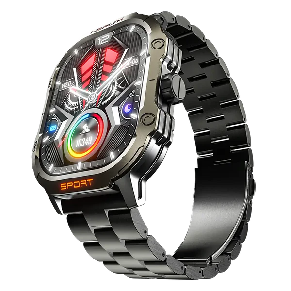 Ronin R-013 LUXE Smart Watch – AMOLED + AOD Display | 550 Nits Brightness | Premium Luxe Edition