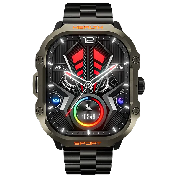 Ronin R-013 LUXE Smart Watch – AMOLED + AOD Display | 550 Nits Brightness | Premium Luxe Edition
