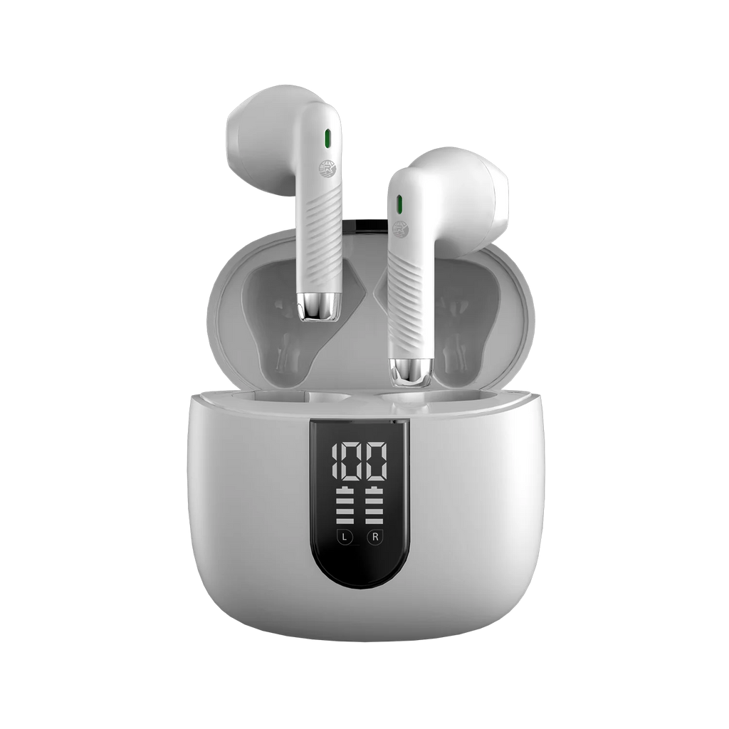 Ronin R-190 Wireless Earbuds – Touch Control, Bluetooth 5.0, HD Sound & Long Battery