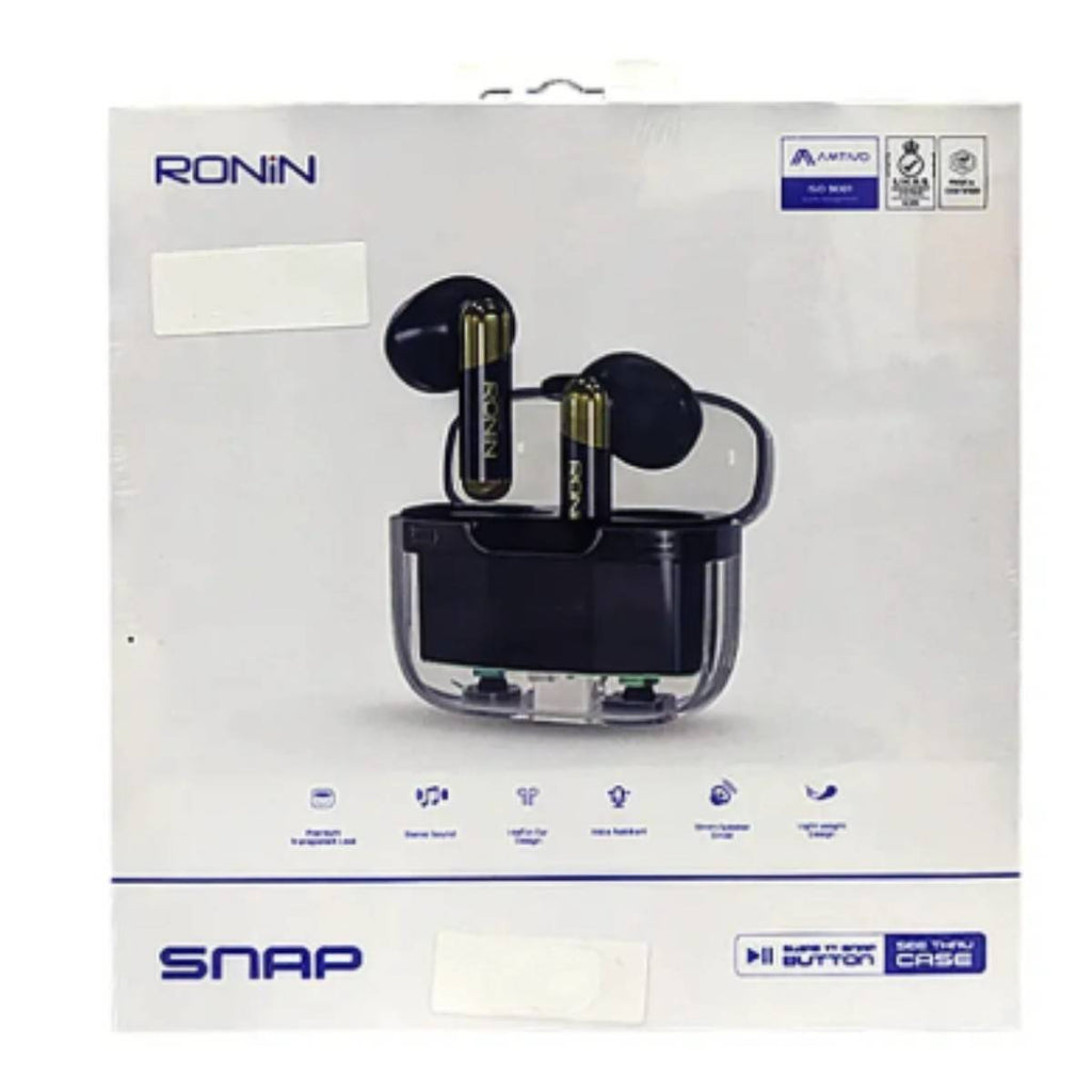 Ronin R-7070 Wireless Earbuds – Gaming Mode, Bluetooth 5.3, HD Sound & Long Battery Life