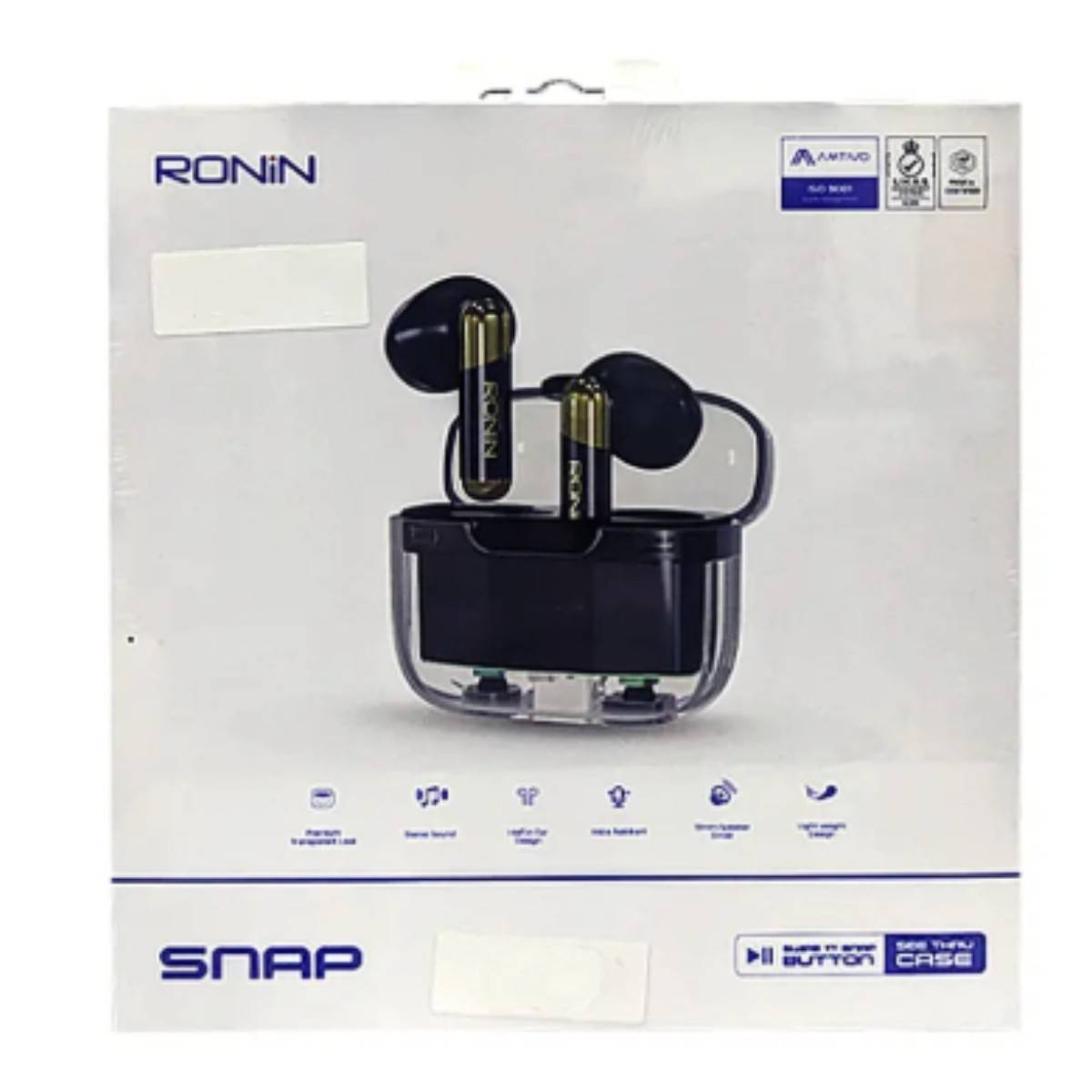 Ronin R-7070 Wireless Earbuds – Gaming Mode, Bluetooth 5.3, HD Sound & Long Battery Life